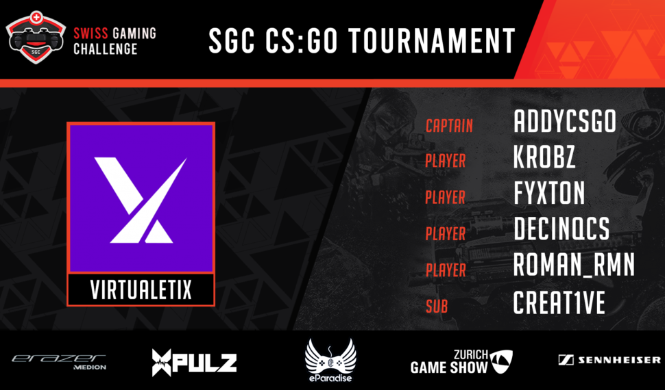 virtualetix invited to the Swiss Gaming Challange 19